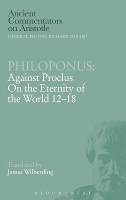 Book cover for Philoponus "Against Proclus on the Eternity of the World 2-18"