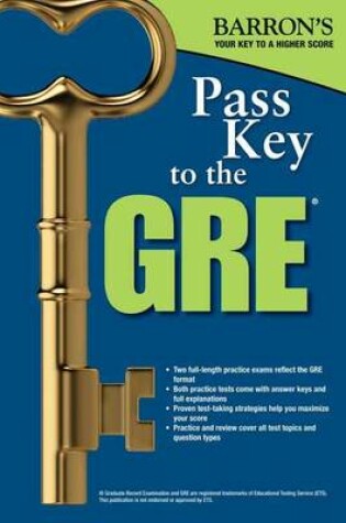 Cover of Pass Key to the GRE, 8th Edition