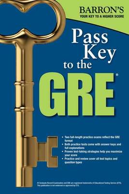 Book cover for Pass Key to the GRE, 8th Edition