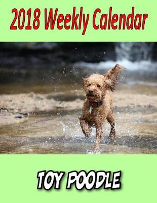 Book cover for 2018 Weekly Calendar Toy Poodle