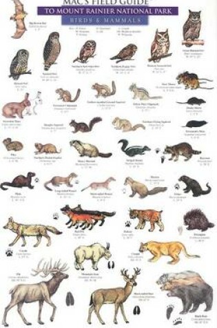 Cover of Mac's Field Guides: Mount Rainier National Park Mammals & Birds