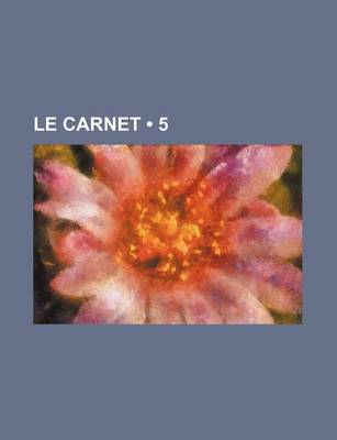 Book cover for Le Carnet (5)