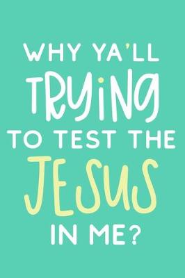 Book cover for Why Ya'll Trying To Test The Jesus In Me?