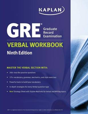 Book cover for GRE Verbal Workbook