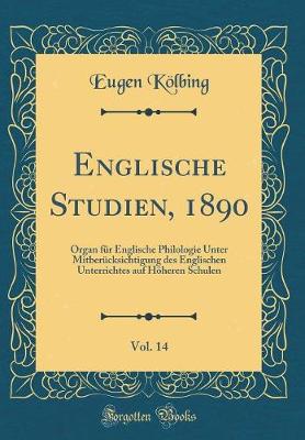 Book cover for Englische Studien, 1890, Vol. 14