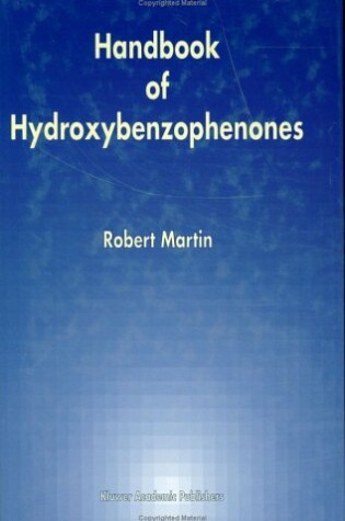 Cover of Handbook of Hydroxybenzophenones