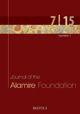 Cover of Journal of the Alamire Foundation 7/1 - 2015