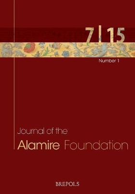 Book cover for Journal of the Alamire Foundation 7/1 - 2015