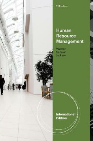 Cover of Human Resource Management, International Edition