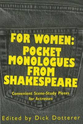 Cover of For Women: Pocket Monologues from Shakespeare