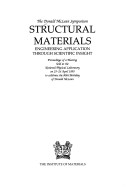 Cover of Structural Materials Engineering Application Through Scientific Insight