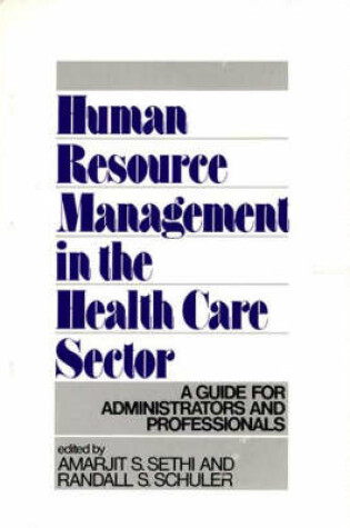 Cover of Human Resource Management in the Health Care Sector