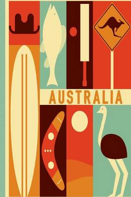 Book cover for Australia diario de Viaje. Travel journal. Cuaderno exploradores. Wanderlust