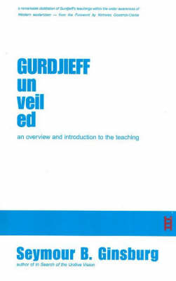 Book cover for Gurdjieff Unveiled