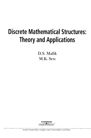 Cover of *SM Discrete Mathematical STR