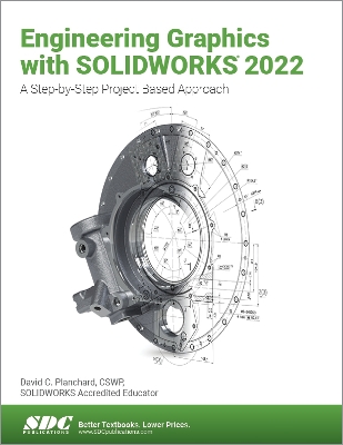 Book cover for Engineering Graphics with SOLIDWORKS 2022