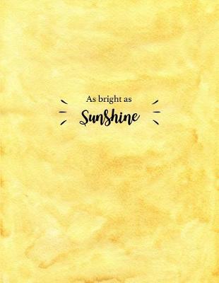 Book cover for As Bright as Sunshine