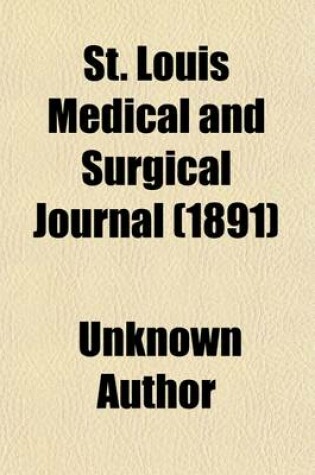 Cover of St. Louis Medical and Surgical Journal (1891)