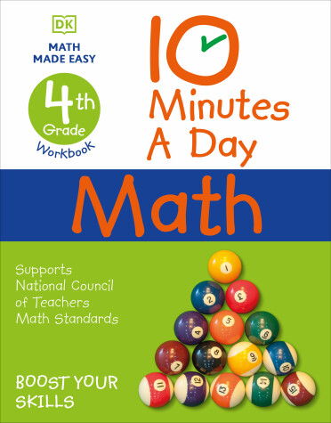 Book cover for 10 Minutes a Day Math, 4th Grade
