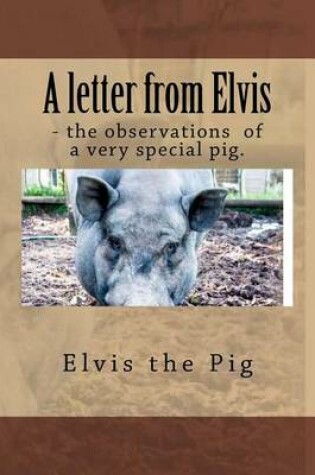 Cover of A letter from Elvis - the jottings of a very special pig.