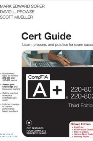 Cover of CompTIA A+ 220-801 and 220-802 Cert Guide MyITCertificationlab -- Access Card