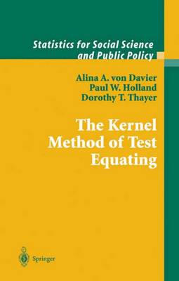 Book cover for The Kernel Method of Test Equating