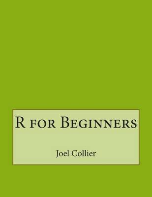 Book cover for R for Beginners