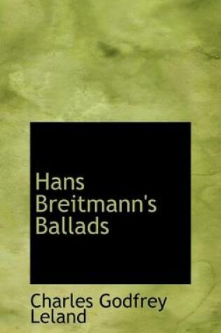 Cover of Hans Breitmann's Ballads