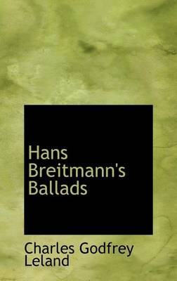 Book cover for Hans Breitmann's Ballads