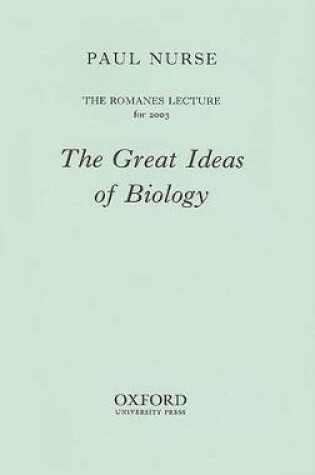 Cover of The Great Ideas of Biology