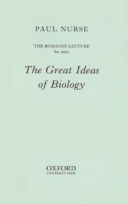 Cover of The Great Ideas of Biology