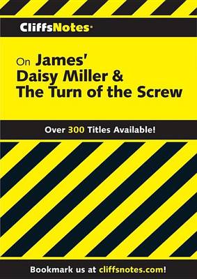 Book cover for Cliffsnotes on James' Daisy Miller & the Turn of the Screw