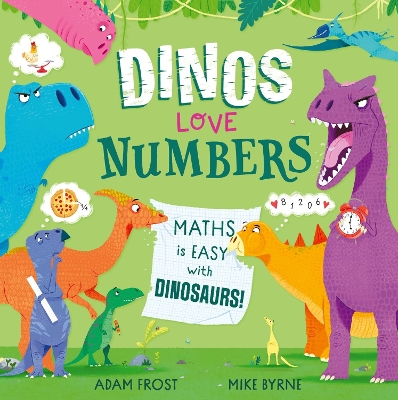 Book cover for Dinos Love Numbers
