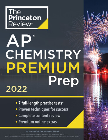 Book cover for Princeton Review AP Chemistry Premium Prep, 2022