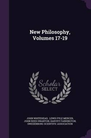 Cover of New Philosophy, Volumes 17-19