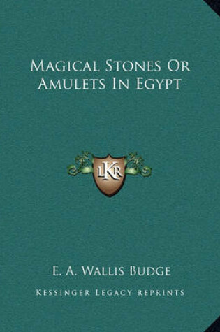 Cover of Magical Stones or Amulets in Egypt