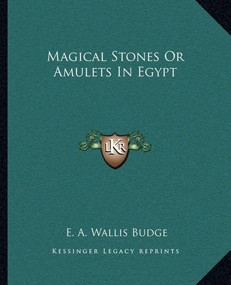 Book cover for Magical Stones or Amulets in Egypt