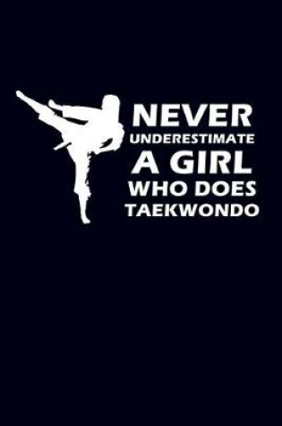 Cover of Never Underestimate A Girl Who Does Taekwondo