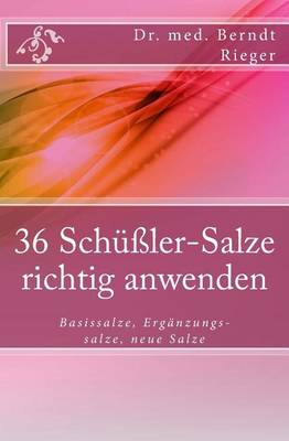 Book cover for 36 Schussler-Salze Richtig Anwenden