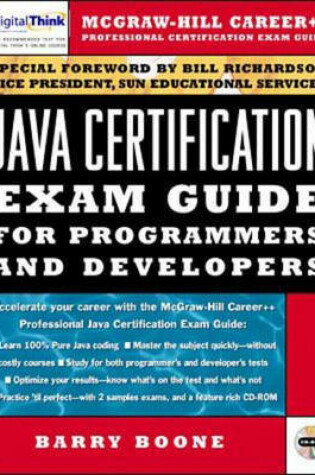 Cover of Java Certification for Programmers and Developers