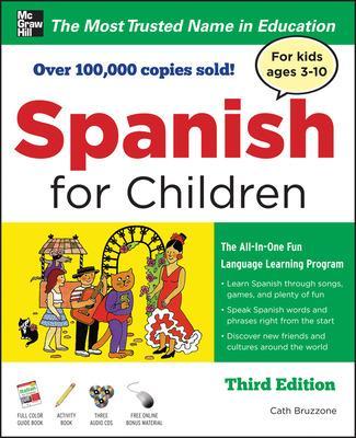 Book cover for Spanish for Children with Three Audio CDs, Third Edition