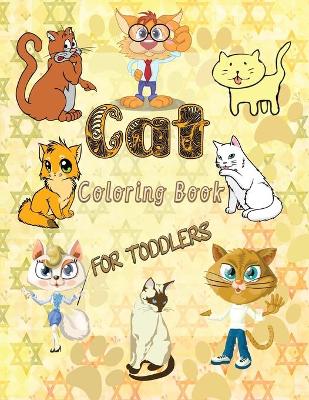 Cover of Cat Coloring Book for Toddlers