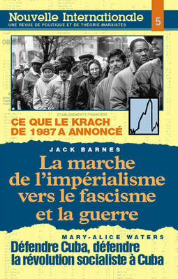 Book cover for Nouvelle Internationale 5: La Marche de l'Imperialisme Vers le Fascisme et la Guerre