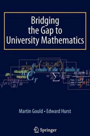 Cover of Bridging the Gap to University Mathematics