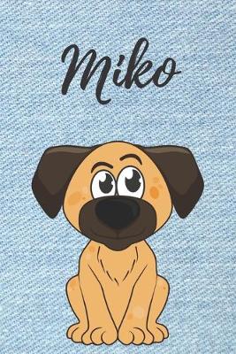 Book cover for personalisiertes Notizbuch Hunde / Malbuch / Tagebuch / Journal / DIN A5 / Geschenk Miko