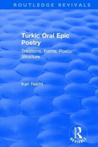 Cover of Turkic Oral Epic Poetry (1992)