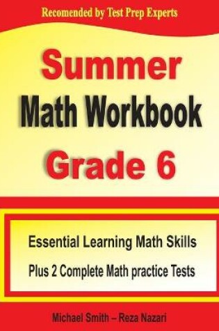 Cover of Summer Math Workbook Grade 6