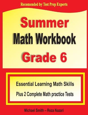 Book cover for Summer Math Workbook Grade 6