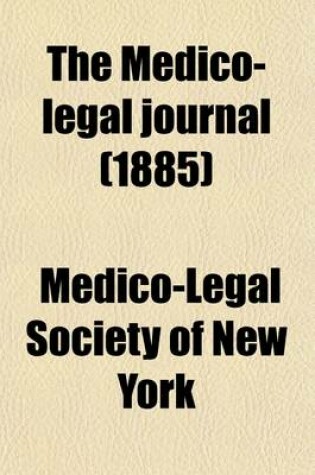 Cover of The Medico-Legal Journal (Volume 2)