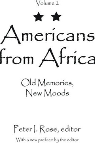 Cover of Americans from Africa